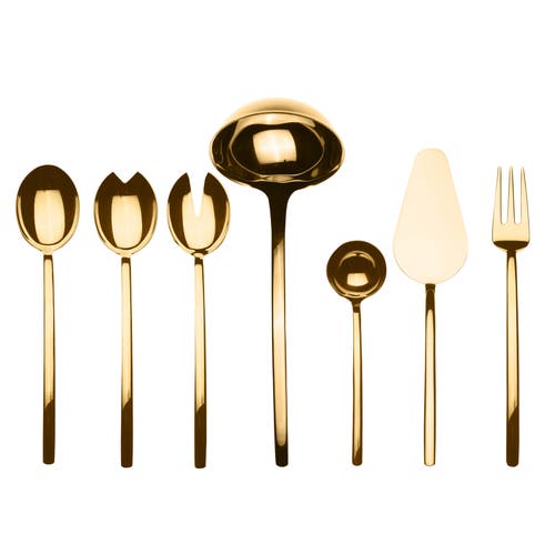 Mepra Due Serving Set In Gold