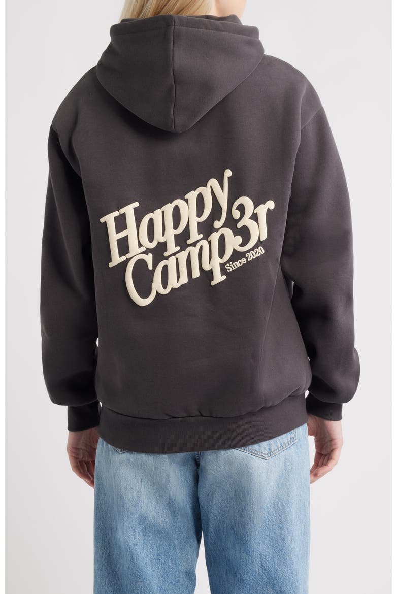 Puff Series Core Logo Cotton Blend Hoodie, Alternate, color, CHARCOAL GRAY