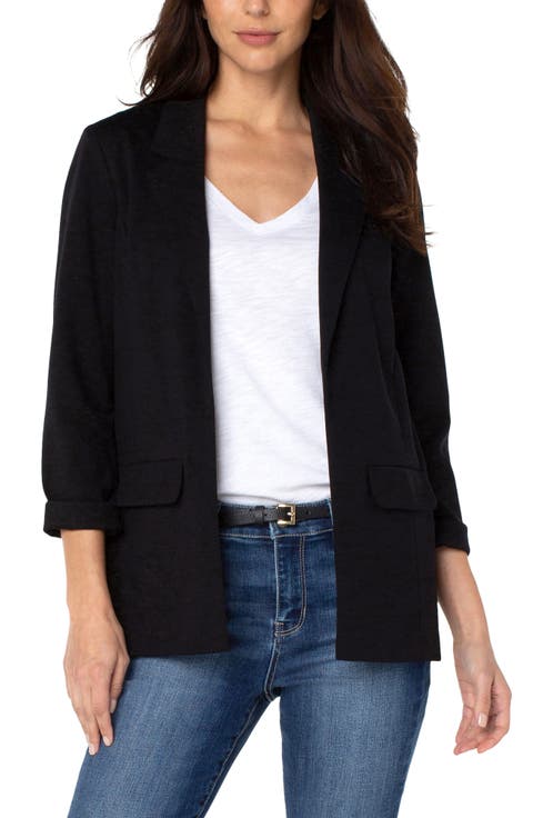 Liverpool Los Angeles Princess Detail Unlined Boyfriend Blazer (Regular & Petite)