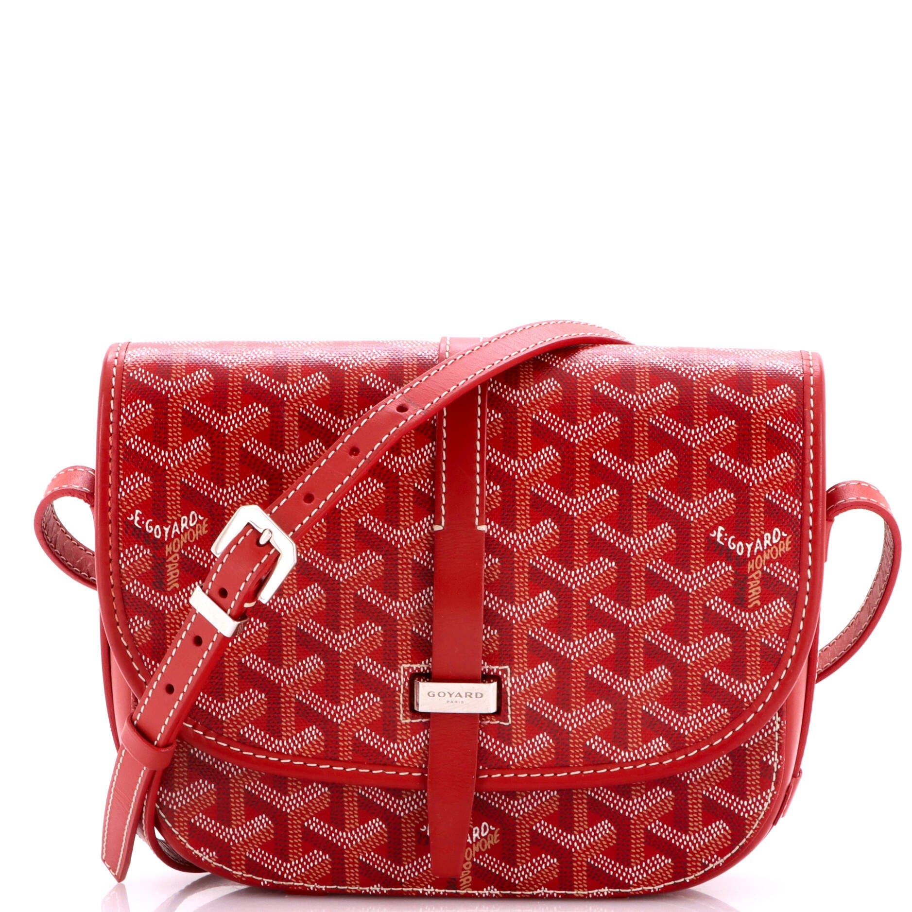 Belvedere II Messenger Bag Coated Canvas PM, Main, color, Red