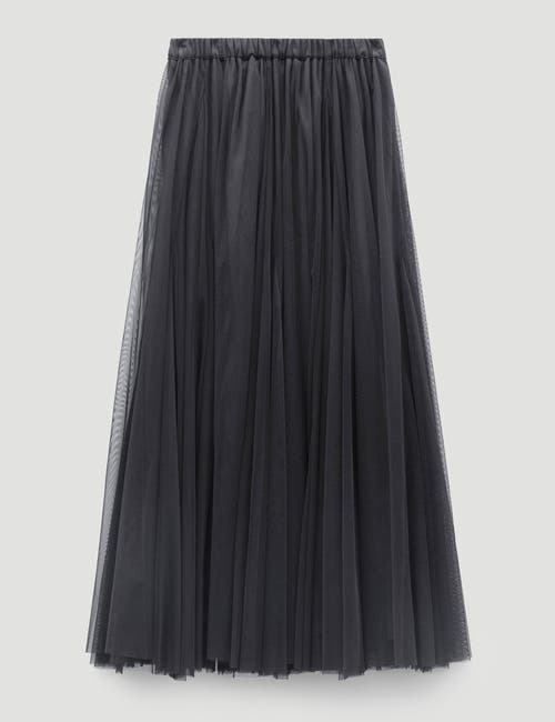 Hush Millie Tulle Maxi Skirt In Gray