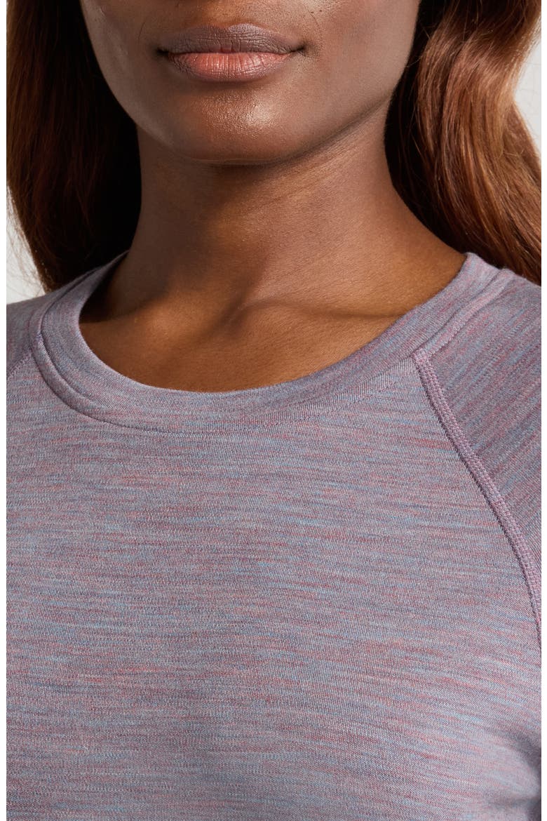 Merino 250 Base Layer Crew Top, Alternate, color, CHALK VIOLET HEATHER