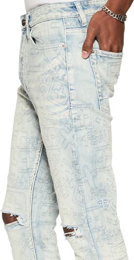 Van Winkle Stencil Legacy Ripped Skinny Jeans