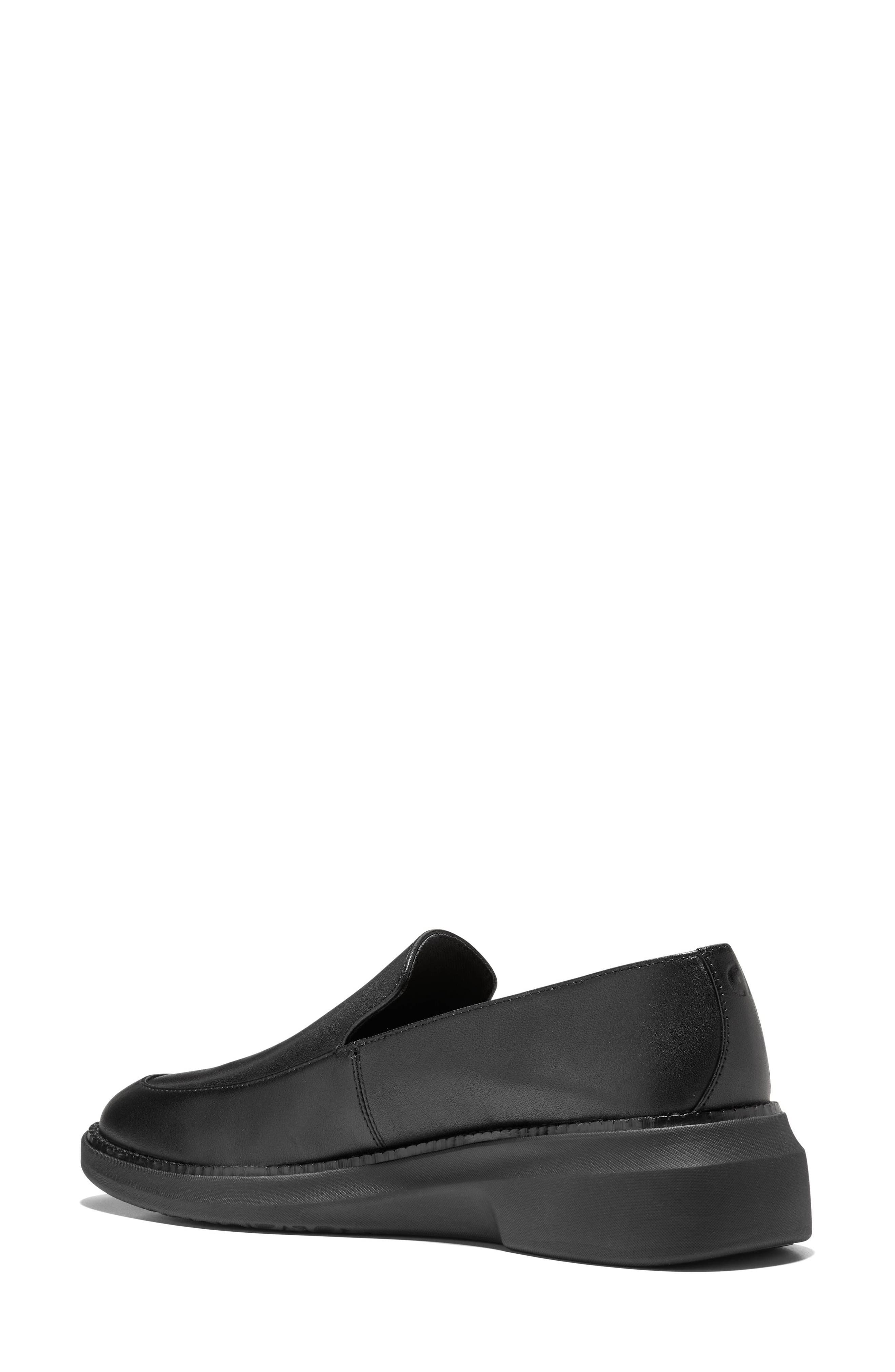 Cole Haan Grand Shadowlite Loafer, Alternate, color, Black Leather