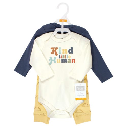 Hudson Baby Cotton Bodysuit And Pant Set In Multi