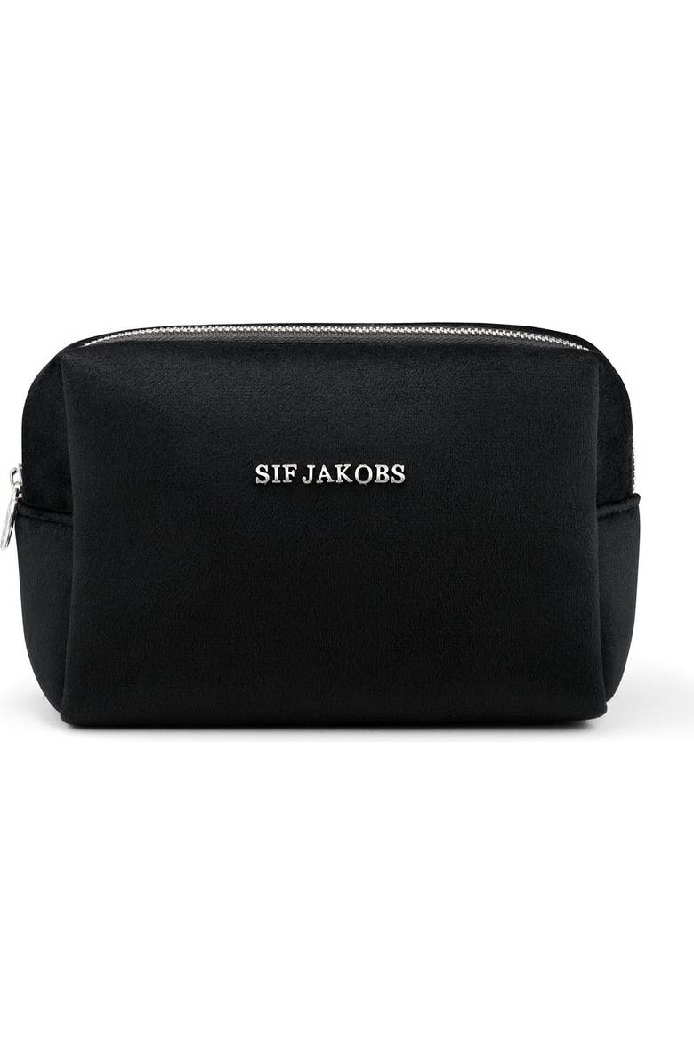 Sif Jakobs Jewellery Cosmetic bag Piccolo in Black, Alternate, color, Black