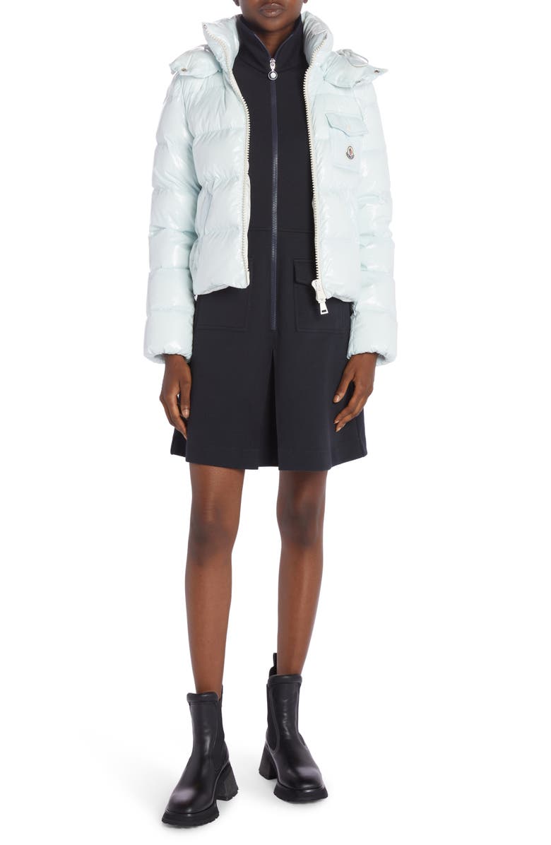 Moncler Andro Hooded Down Puffer Jacket, Alternate, color,