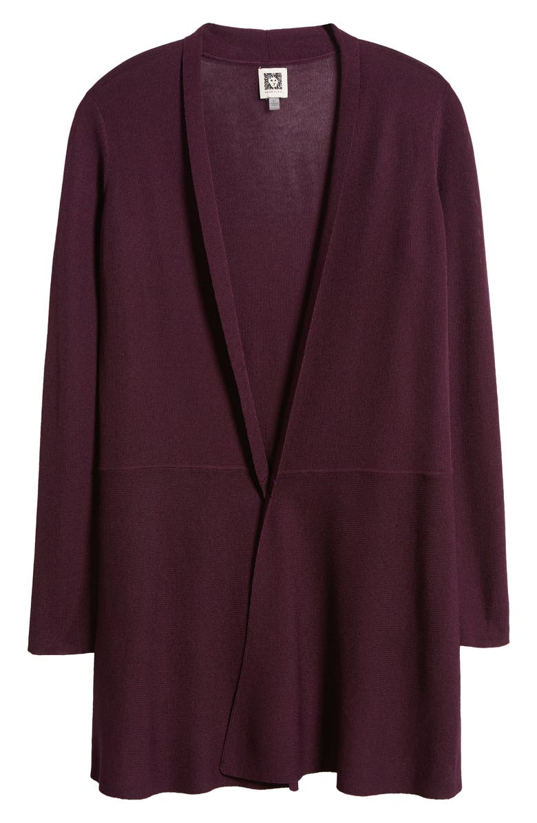 Anne Klein Monterey Peplum Cardigan, Alternate, color, 