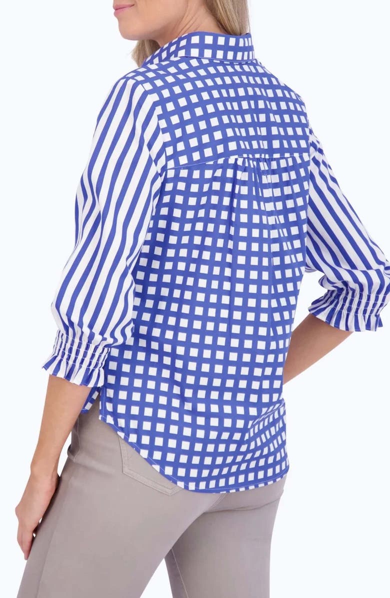 Foxcroft Olivia Gingham Shirt, Alternate, color,