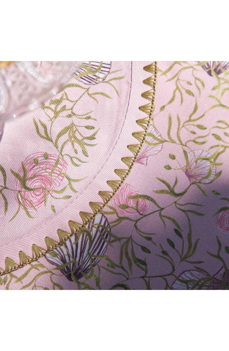 Sophie Williamson Design Round Placemats Mussels from Brussels - Set of 6, Alternate, color, Pink