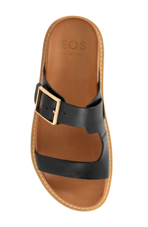 Eos Footwear Dedra Two-strap Sandal In Black