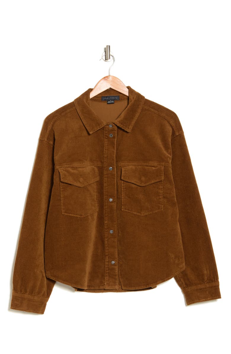 Sanctuary Dakota Corduroy Shacket, Alternate, color, Pecan