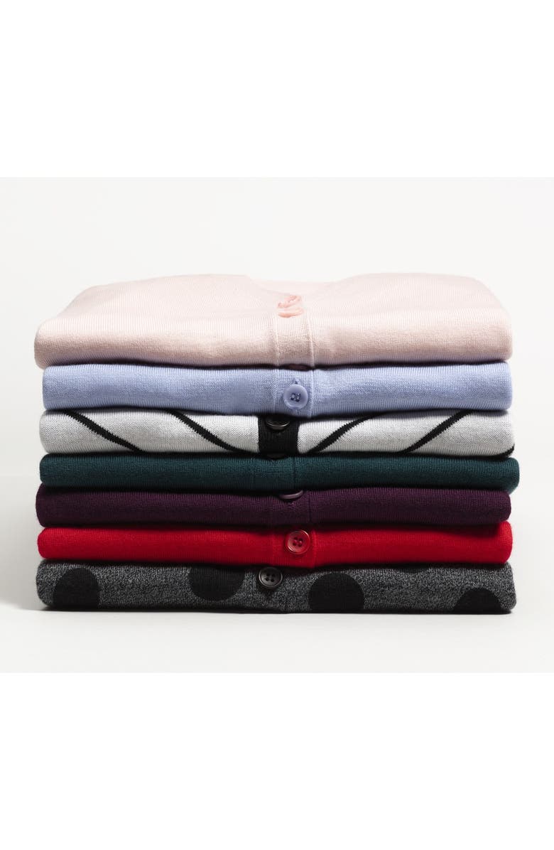 Halogen<sup>®</sup> V-Neck Lightweight Merino Cardigan, Alternate, color,