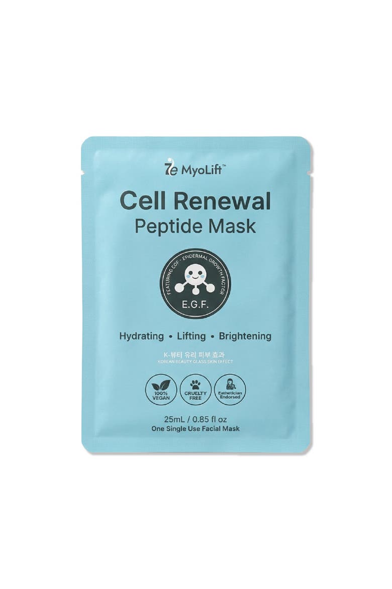 Cell Renewal Peptide Mask, Main, color, White