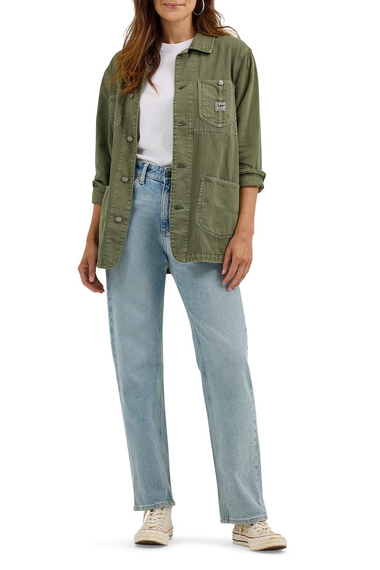 Chore Jacket, Alternate, color, MERCANTILE GREEN