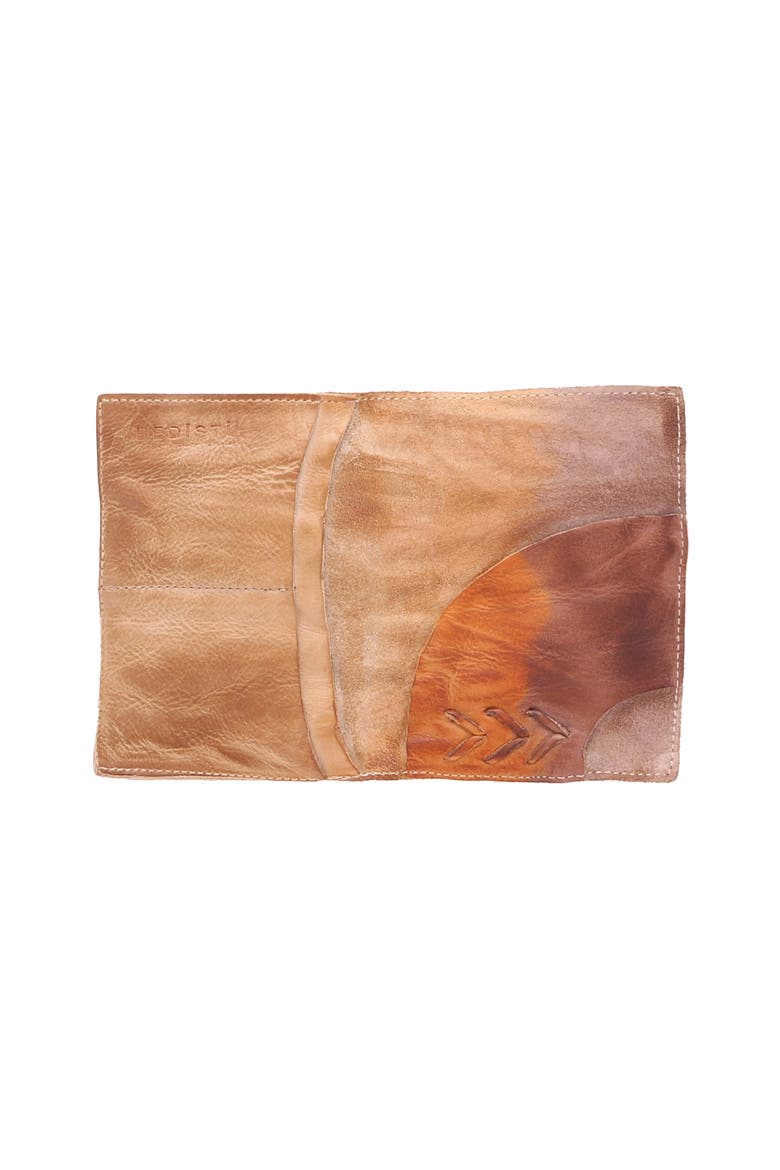Stardust Passport Holder, Alternate, color, Cafe Latte Tie Dye