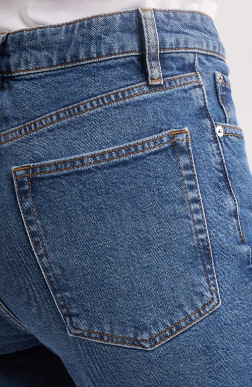 Frame The Ruler High Waist Ankle Straight Leg Jeans In Rival