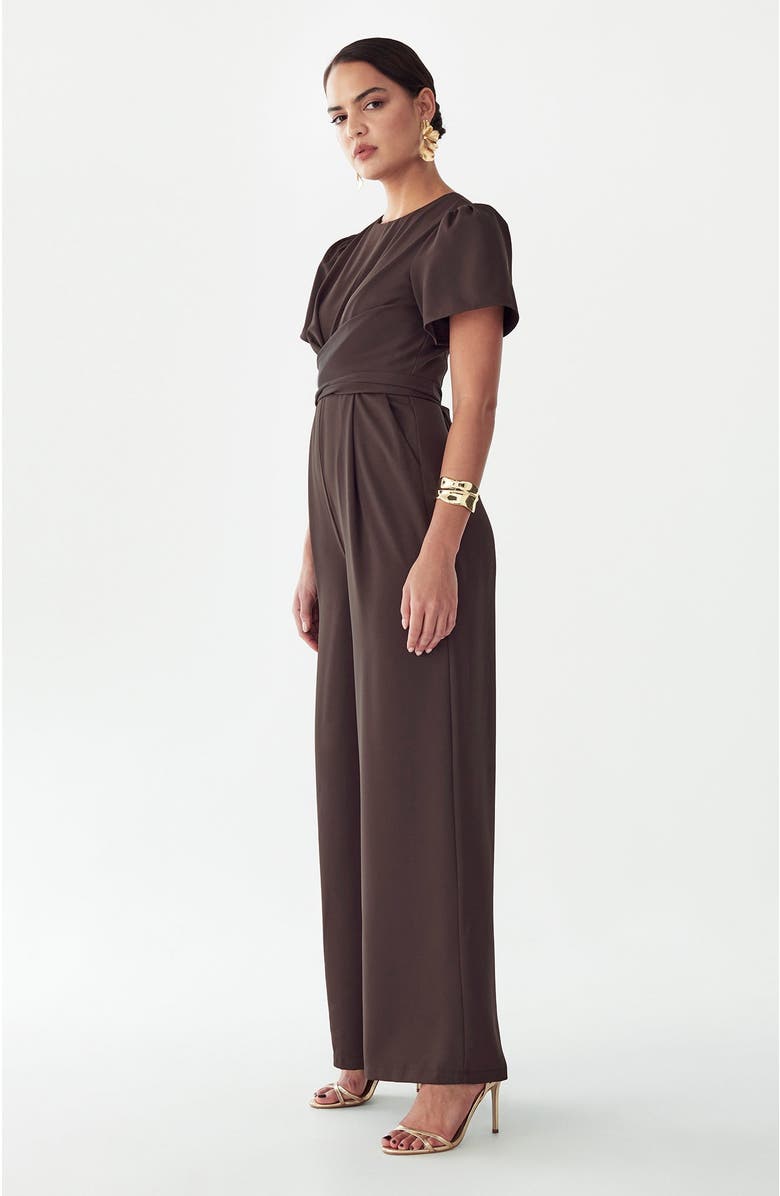 ST MRLO Mahra Jumpsuit, Alternate, color, Chocolate