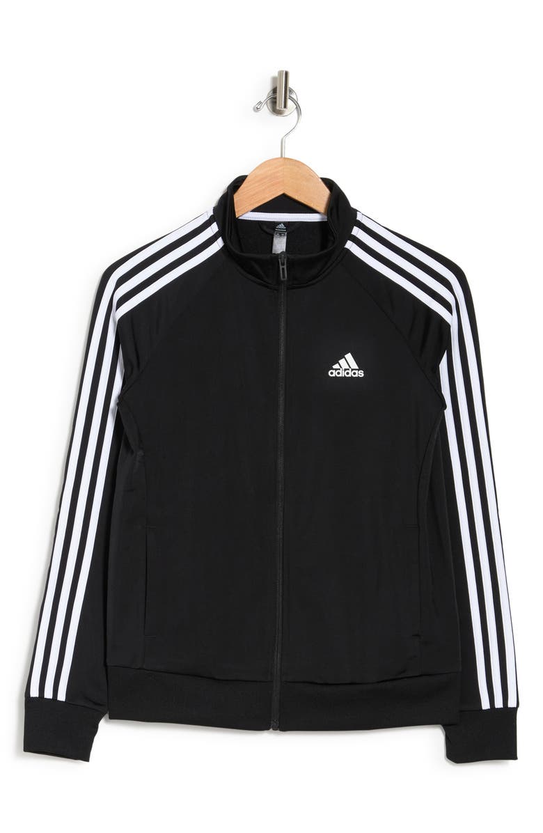 adidas Warm-Up Tricot Slim 3-Stripes Track Jacket, Alternate, color, 