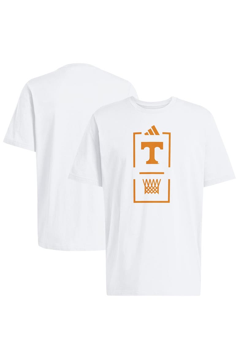 Men's adidas  White Tennessee Volunteers Basketball T-Shirt, Main, color, White