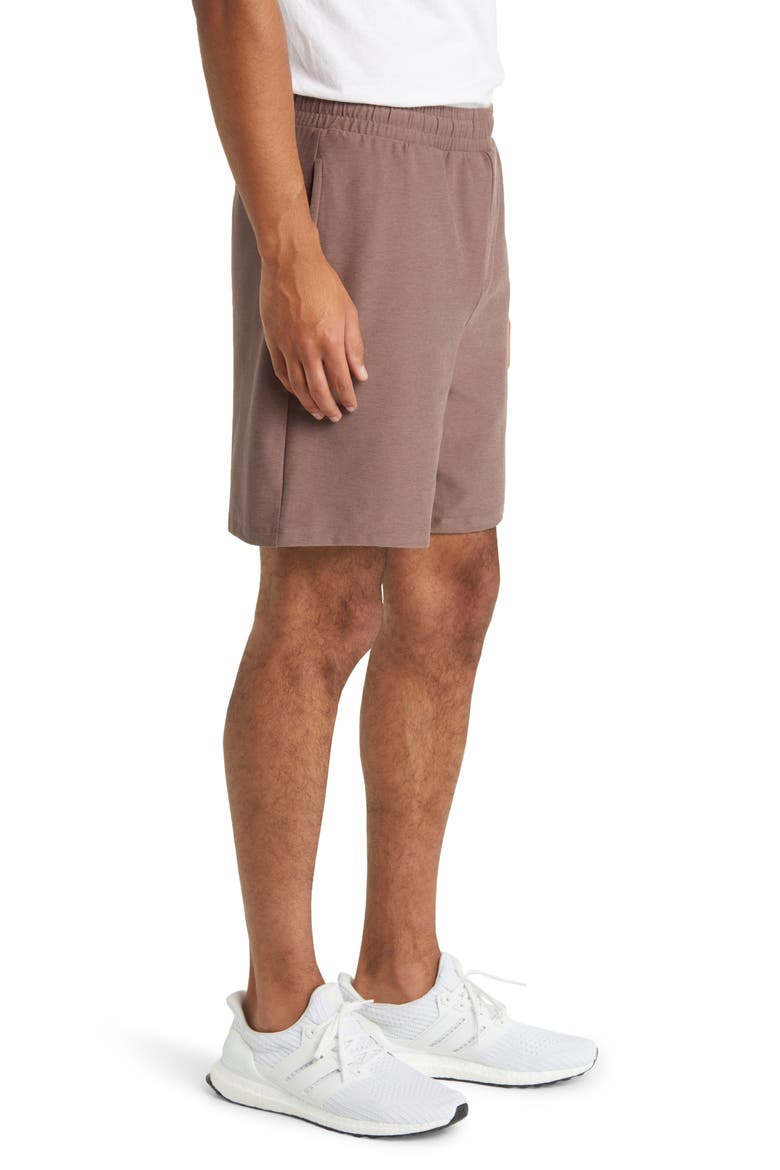 Take It Easy Sweat Shorts, Alternate, color, TRUFFLE HEATHER