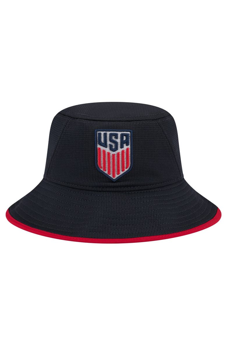 New Era Men's New Era Navy USMNT Bucket Hat, Main, color, Navy