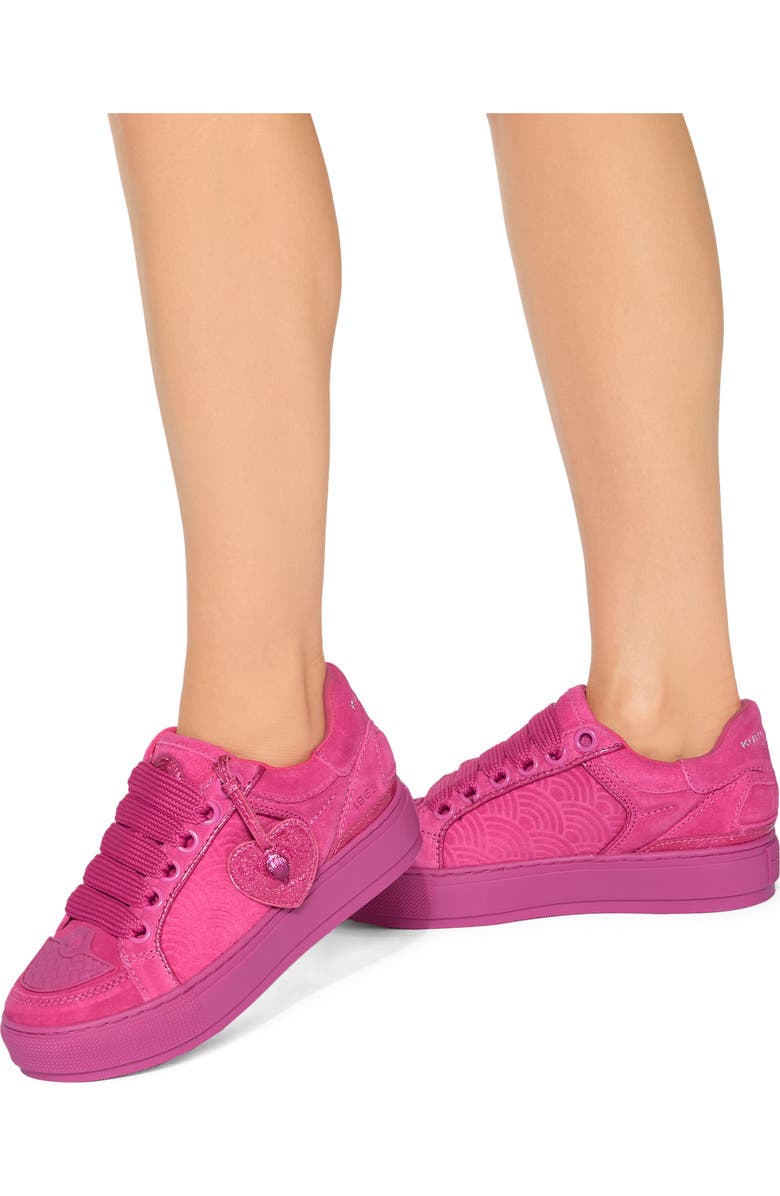 Kurt Geiger London Southbank Tag Platform Sneaker, Alternate, color, Pink