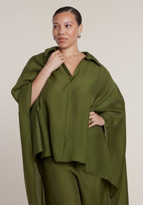 Semi Sheer Kaftan Top