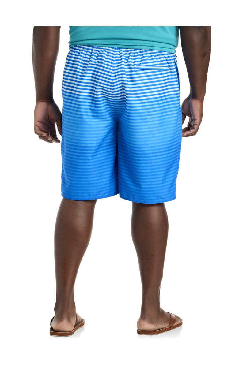 True Nation by DXL Big & Tall Ombré Swim Trunks, Alternate, color, Blue