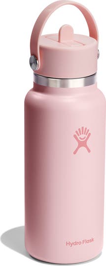 32-Ounce Wide Mouth Flex Straw Cap Water Bottle