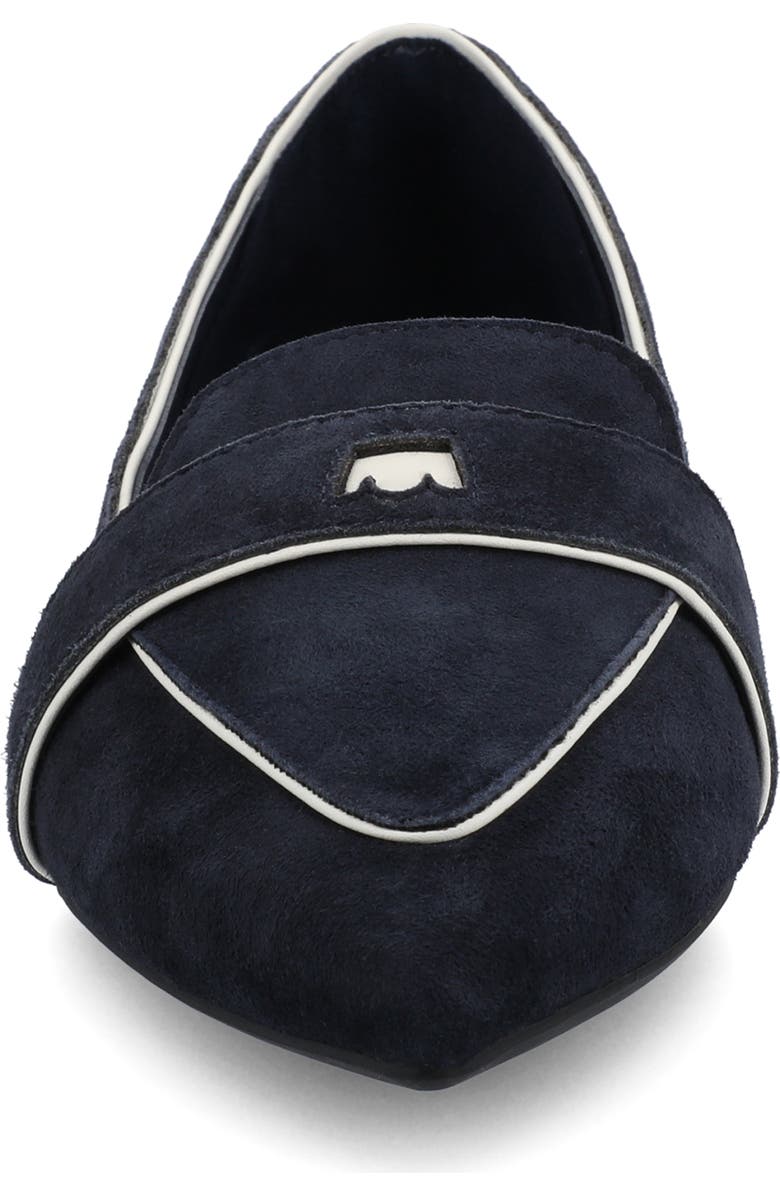 Birdies The Sparrow Loafer, Alternate, color, Navy Suede