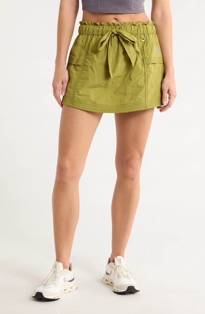 FREE PEOPLE MOVEMENT In The Wild Skort, Main, color, Green