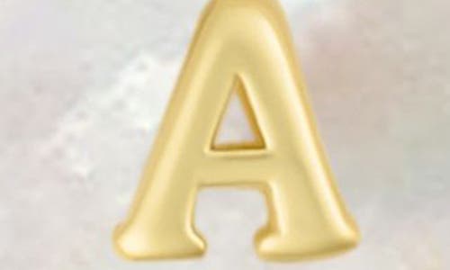 Adornia Mother-of-pearl Clover Initial Pendant Necklace In White-a