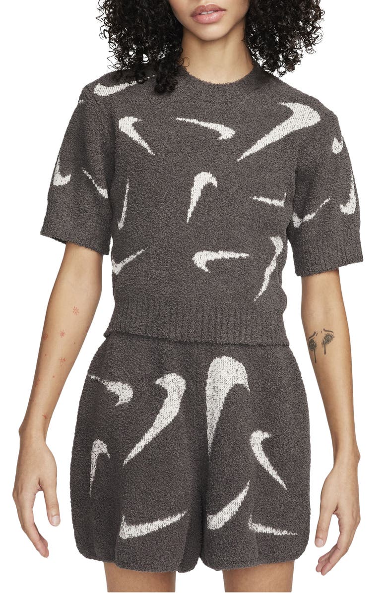 Nike Sportswear Phoenix Cozy Bouclé Top, Main, color,