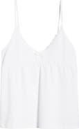 BP. Lace Trim Stretch Cotton Camisole
