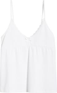 BP. Lace Trim Stretch Cotton Camisole