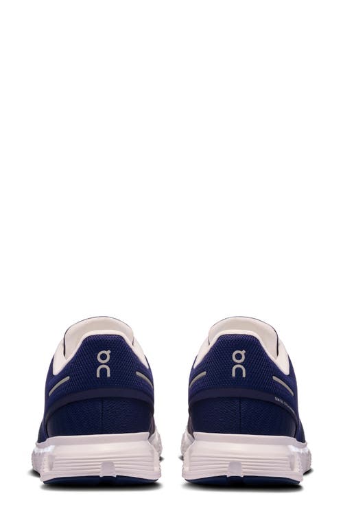 On Cloud 6 Running Sneaker In Midnight/white