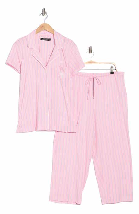 Lauren Ralph Lauren Print Cotton Blend Capri Pajamas