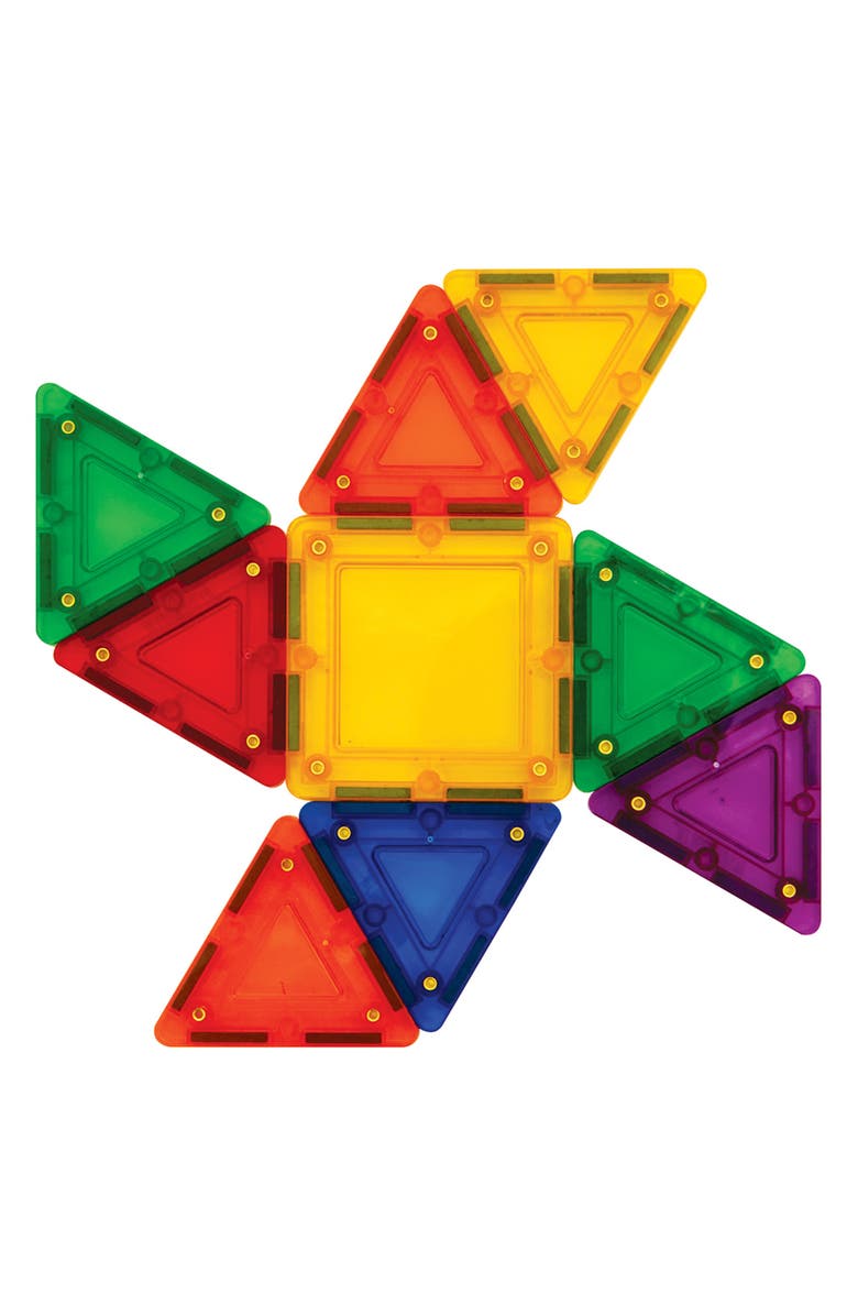Magformers Tileblox 30-Piece Rainbow Magnetic Construction Set, Alternate, color, 