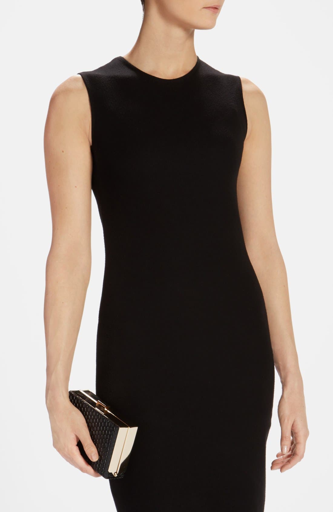 NATASHA Tasha Woven Box Clutch, Alternate, color, 