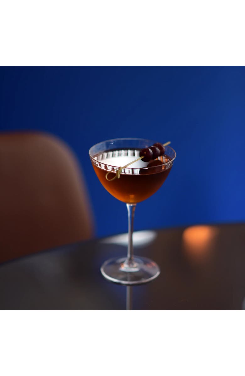 Luigi Bormioli Optica Set of 4 Martini Glasses, Alternate, color, 