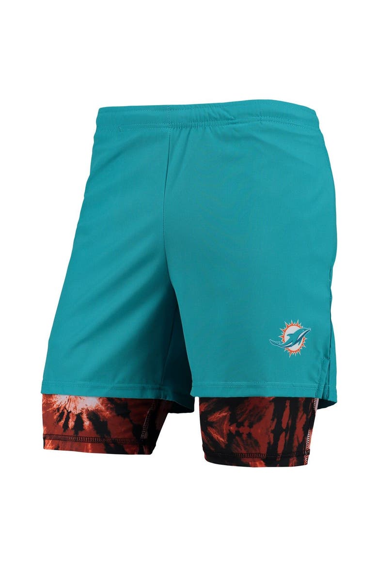 Men's FOCO Aqua Miami Dolphins Running Shorts, Alternate, color, Aqua