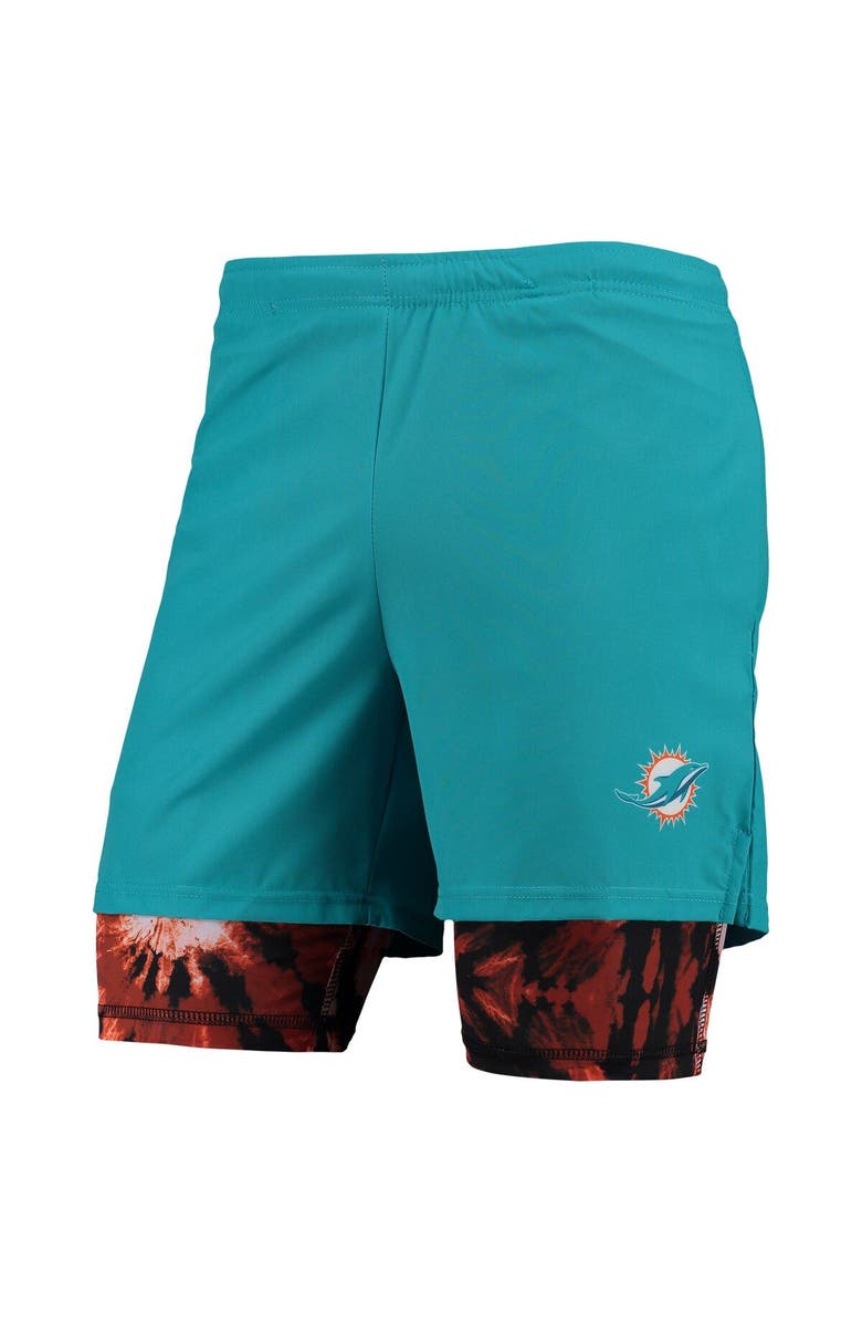 FOCO Men's FOCO Aqua Miami Dolphins Running Shorts, Alternate, color, 