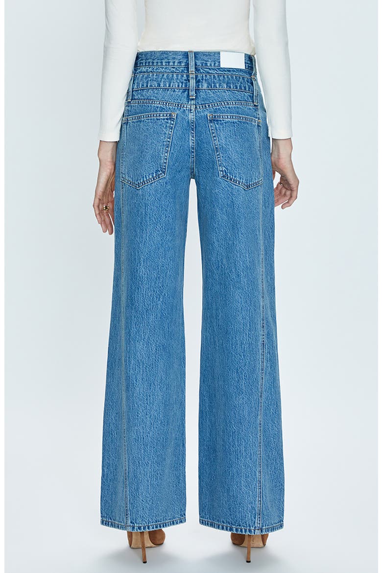 Caleb Double Waistband Wide Leg Jeans, Alternate, color, VENUE