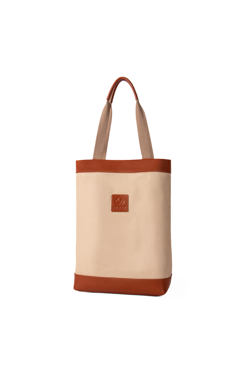 Everything Tote in Canvas and Leather