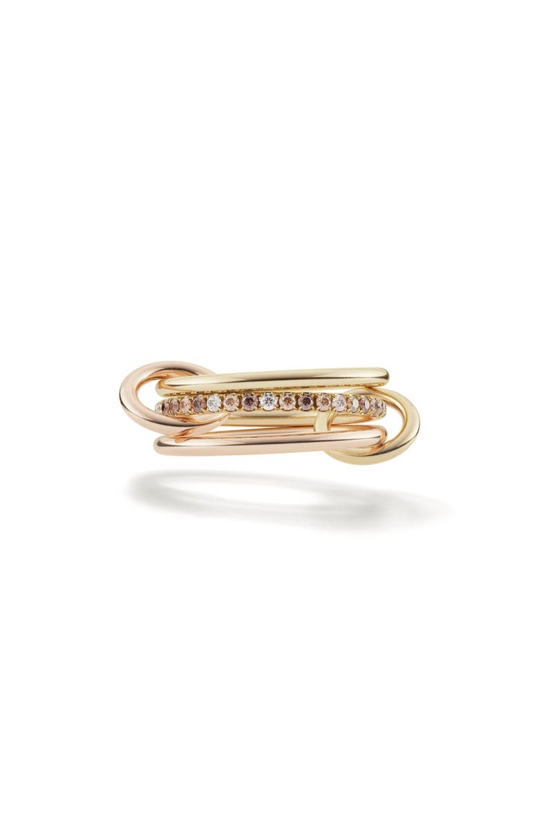 Spinelli Kilcollin Sonny Diamond Link Ring, Main, color, 