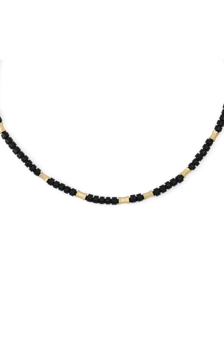AllSaints Beaded Collar Necklace, Alternate, color, 