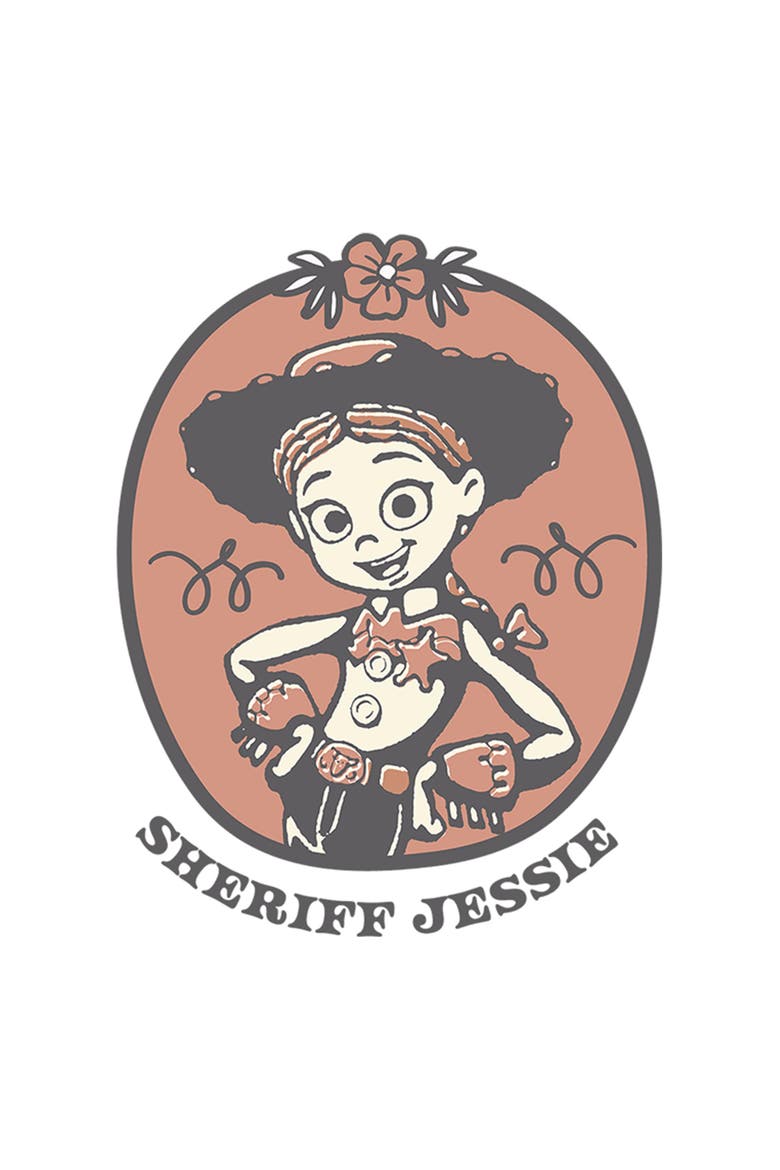 Girl's Toy Story 5 I Am Sheriff Jessie  Graphic T-Shirt, Alternate, color, White