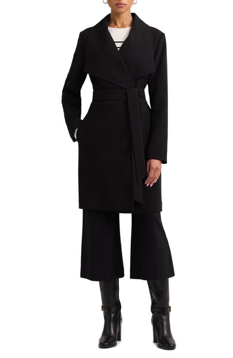 Drape Front Crepe Jacket