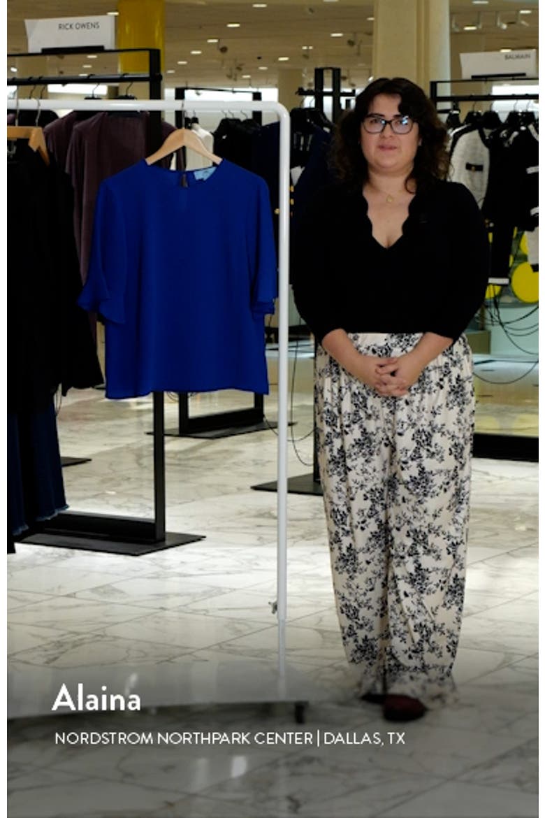 Ruffle Cuff Blouse video